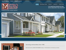 Tablet Screenshot of metrogroupservices.com
